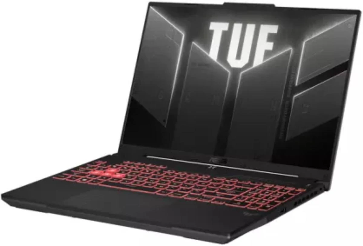 Laptop Gaming ASUS TUF A16 FA607NUG Procesor AMD Ryzen 7 7445HS 16M Cache, up to 4.7 GHz, 16" FHD+ 144Hz, 16GB, 512GB SSD, nVidia GeForce RTX 4050 6GB, Negru/Gri