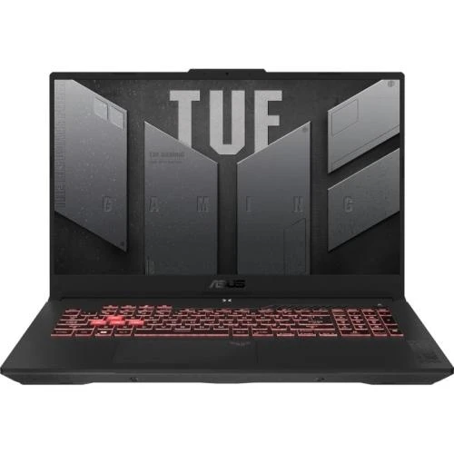 Laptop Gaming ASUS TUF A17 FA707NUG Procesor AMD Ryzen 7 7445HS 16M Cache, up to 4.7 GHz, 17.3" FHD 144Hz, 16GB, 512GB SSD, nVidia GeForce RTX 4050 6GB, Negru/Gri