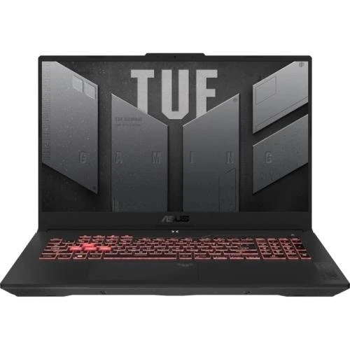 Laptop Gaming ASUS TUF A17 FA707NUG Procesor AMD Ryzen 7 7445HS 16M Cache, up to 4.7 GHz, 17.3" FHD 144Hz, 16GB, 1TB SSD, nVidia GeForce RTX 4050 6GB, Negru/Gri