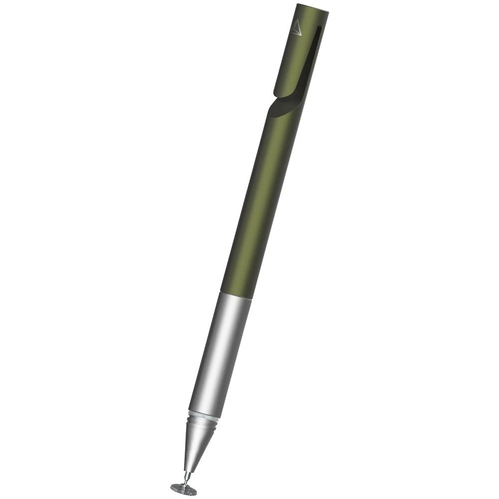 Stylus Adonit Mini 4, cu disc de precizie, pentru iPad,iPhone X/Plus/XS/MAX/XR sau mai noi, Samsung Galaxy, Tablete cu Android, Olive Green